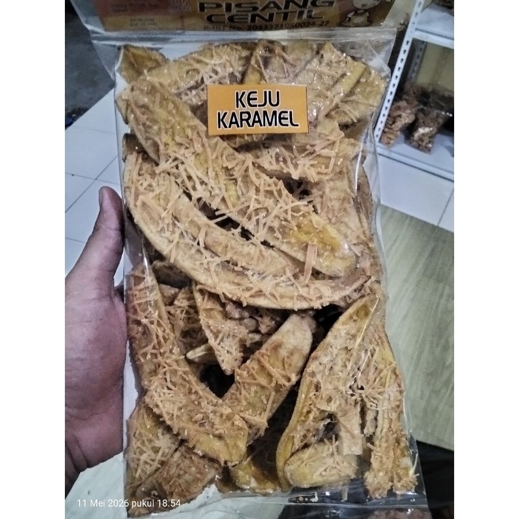 Pisang Keju Karamel Kripik Pisang Centil 250 gr