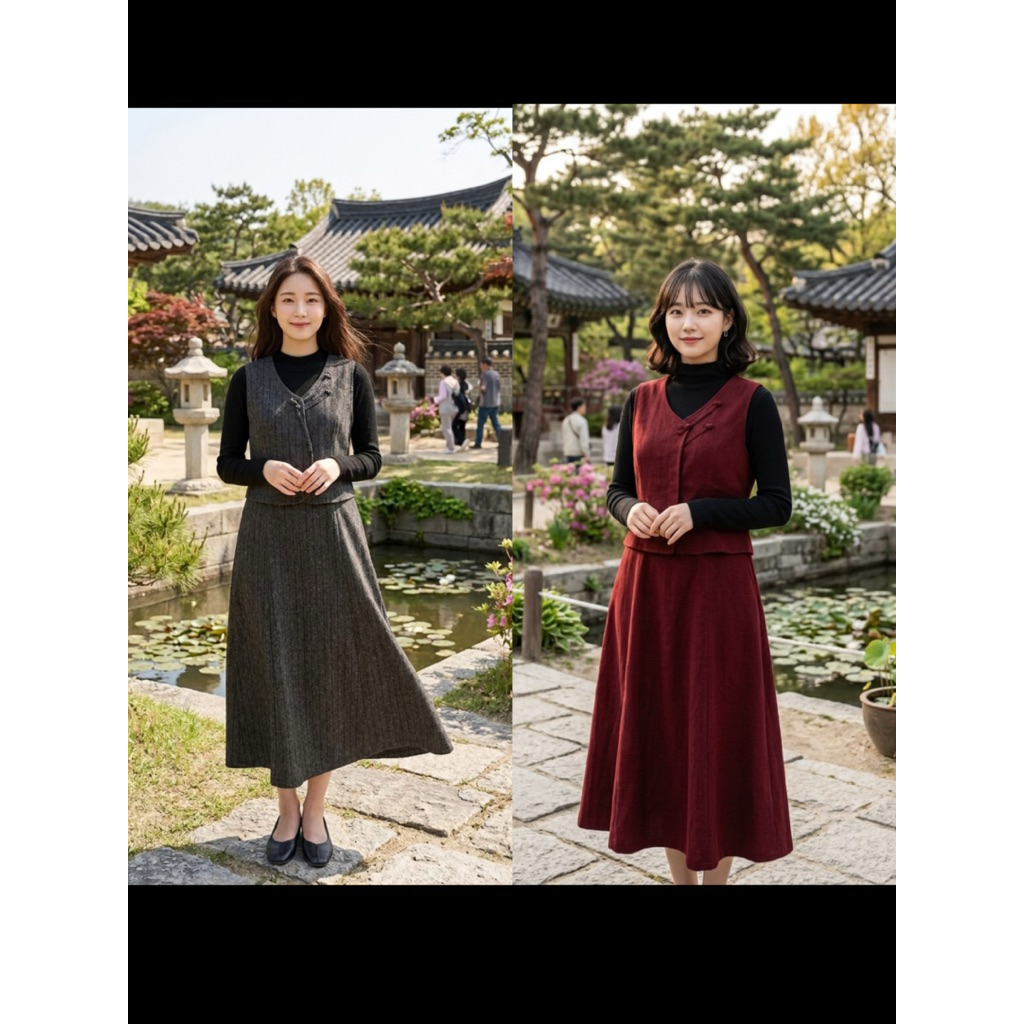 Dres Korea wanita 71058/Jeshop fashion