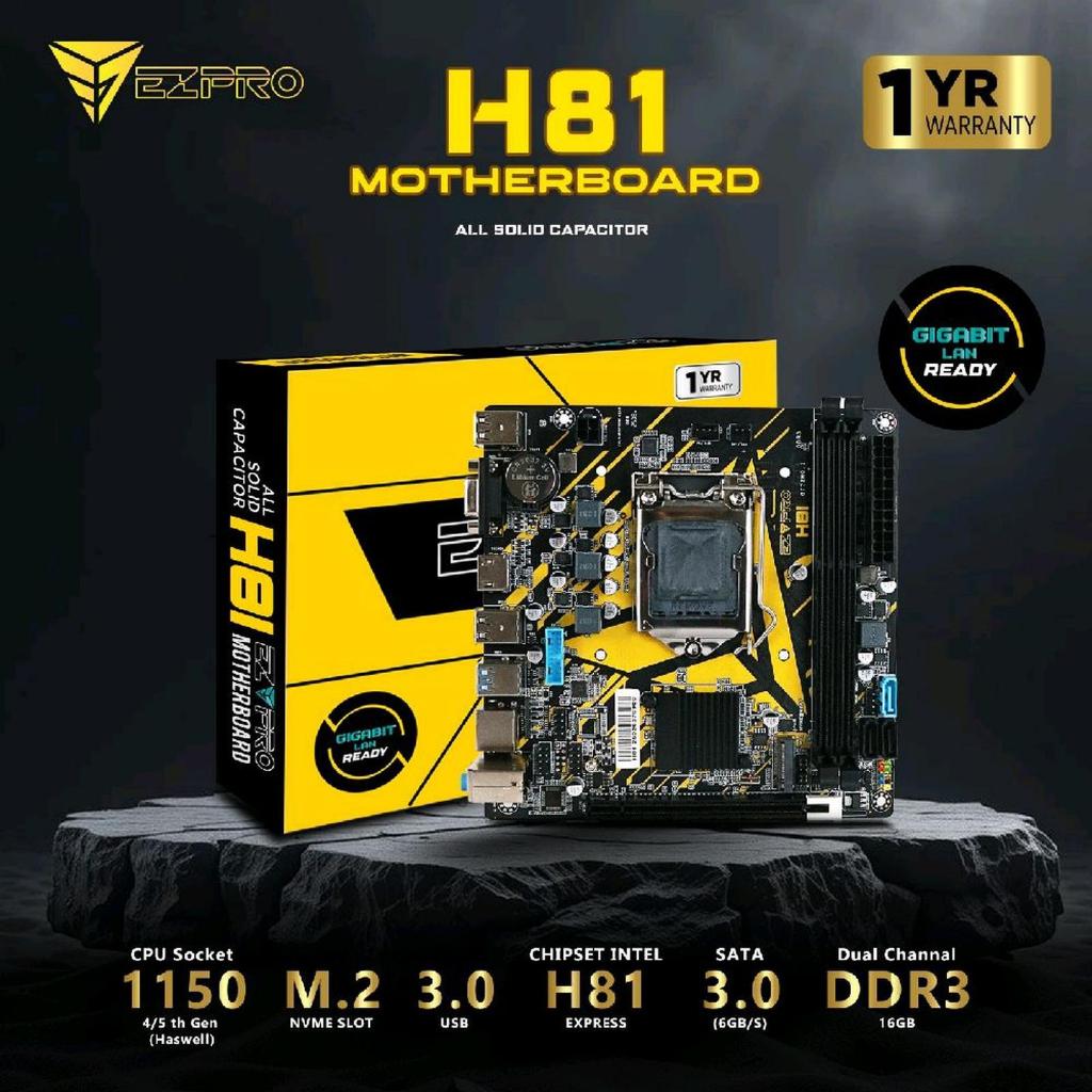MOTHERBOARD EZPRO H81 LGA 1150