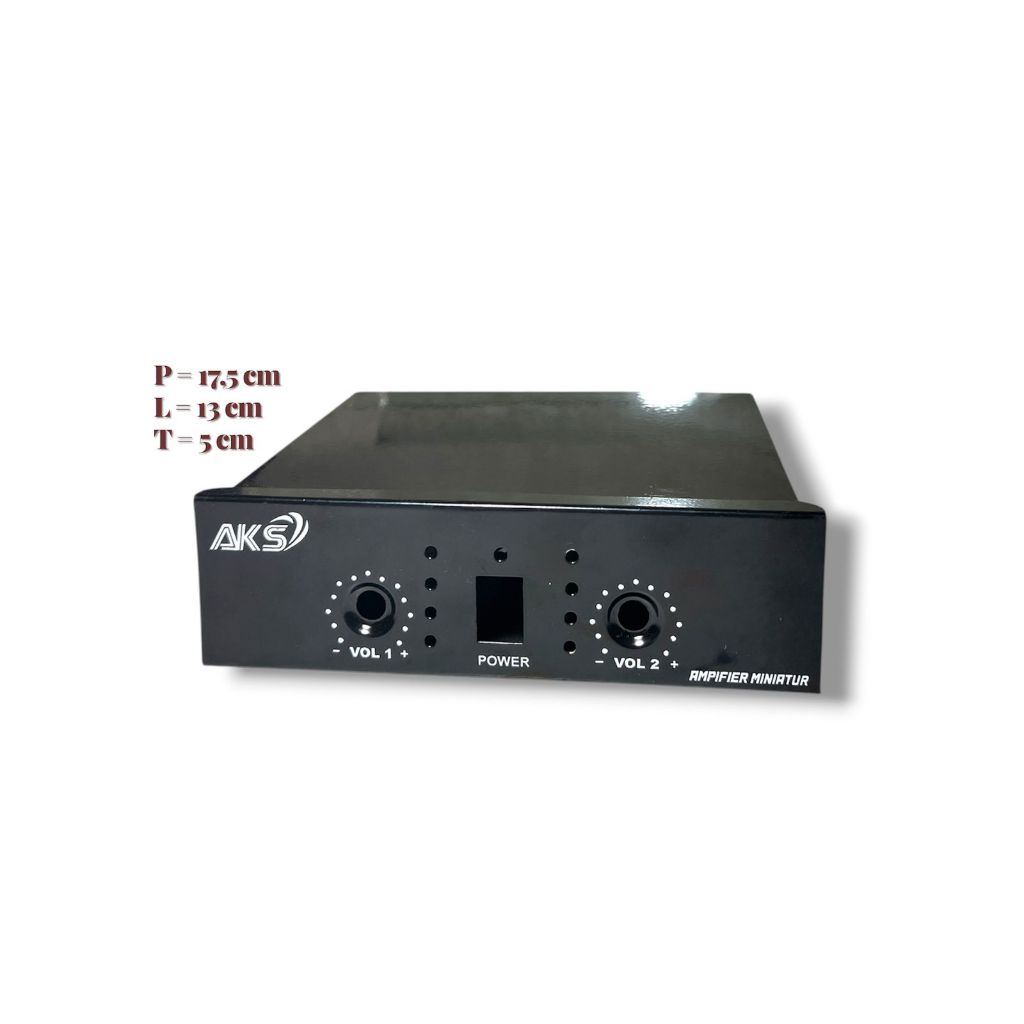 (2 CHANNEL) BOX AMPLIFIER MINIATUR 2 CHANNEL ups