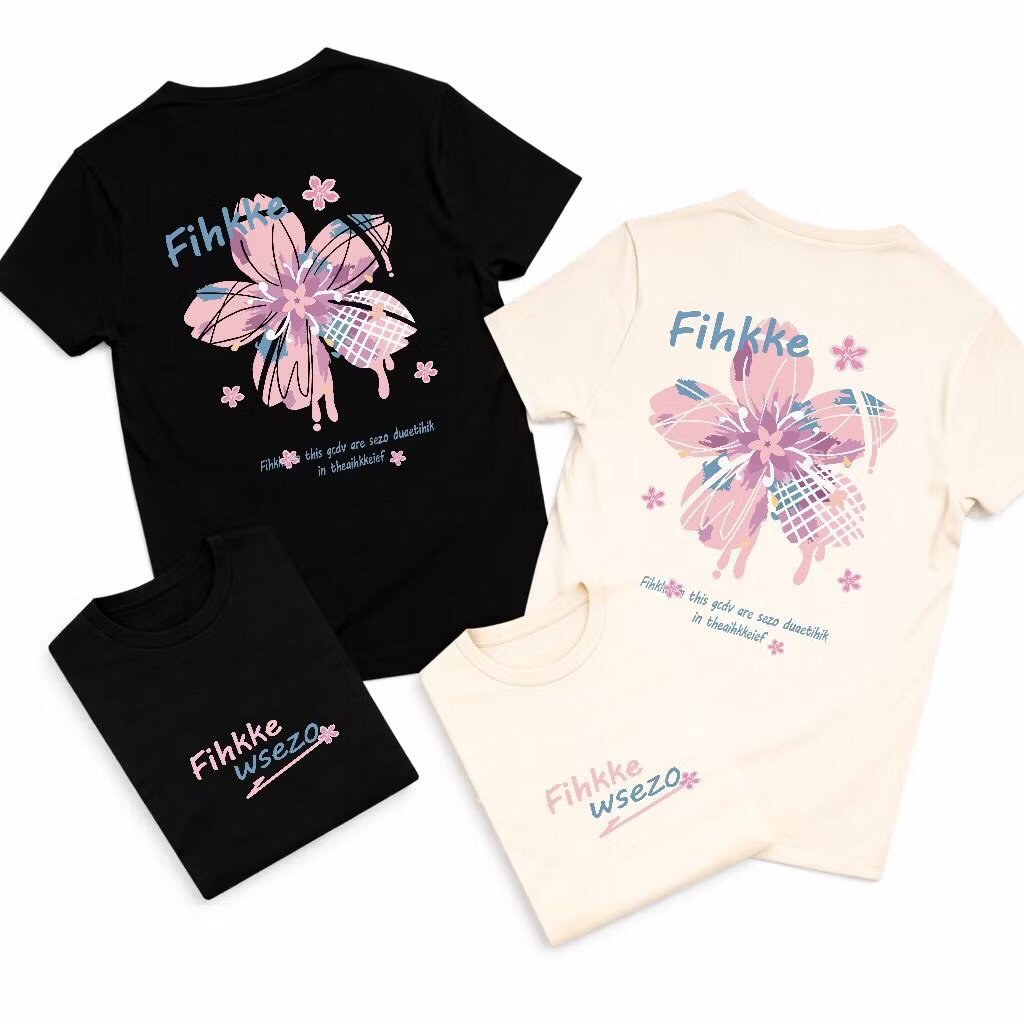 Kaos Distro Lengan Pendek Sablon Dtf Premium Depan Belakang Bisa Dipakai Cewek Cowok