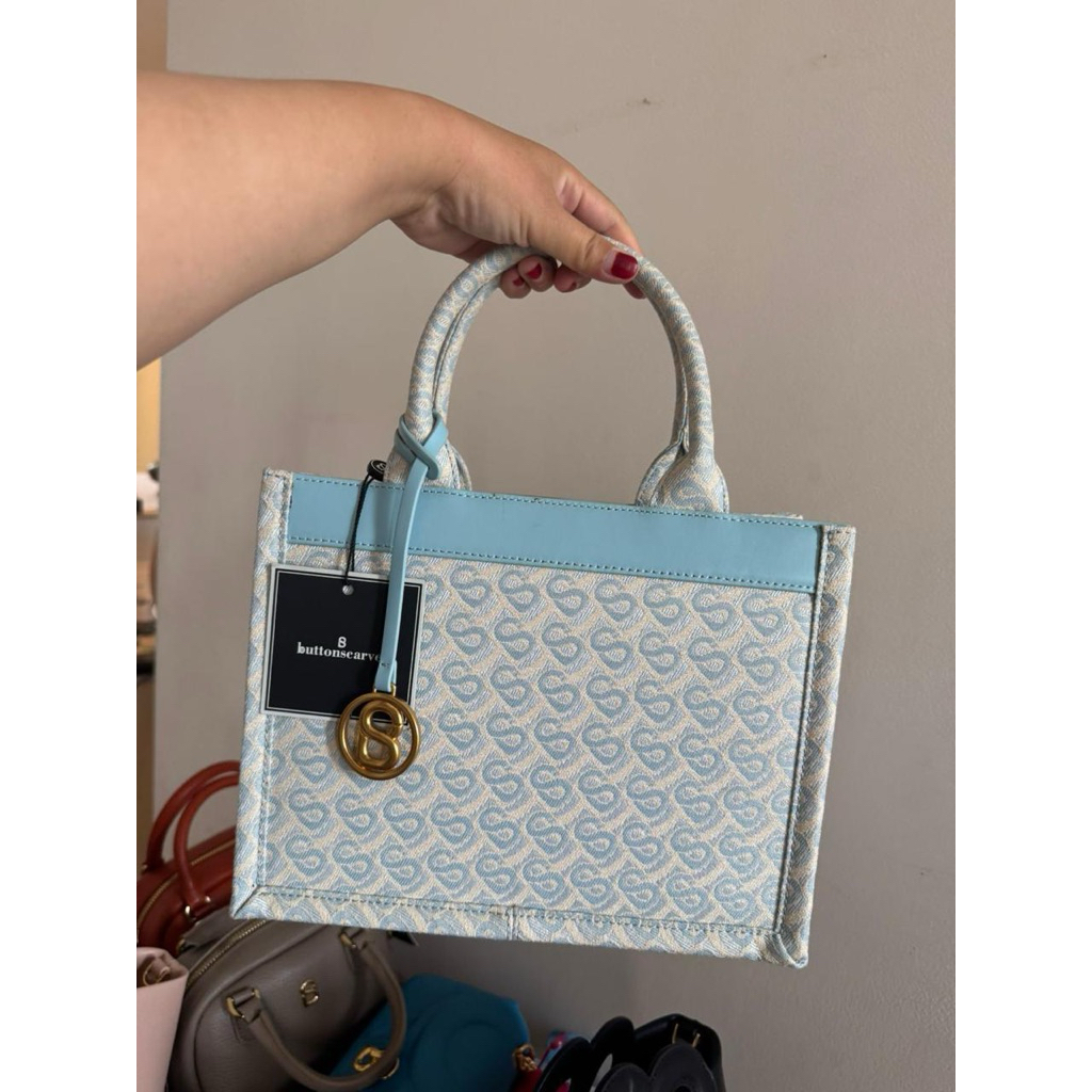 Bimu totebag small buttonscarves+dusbag new segel