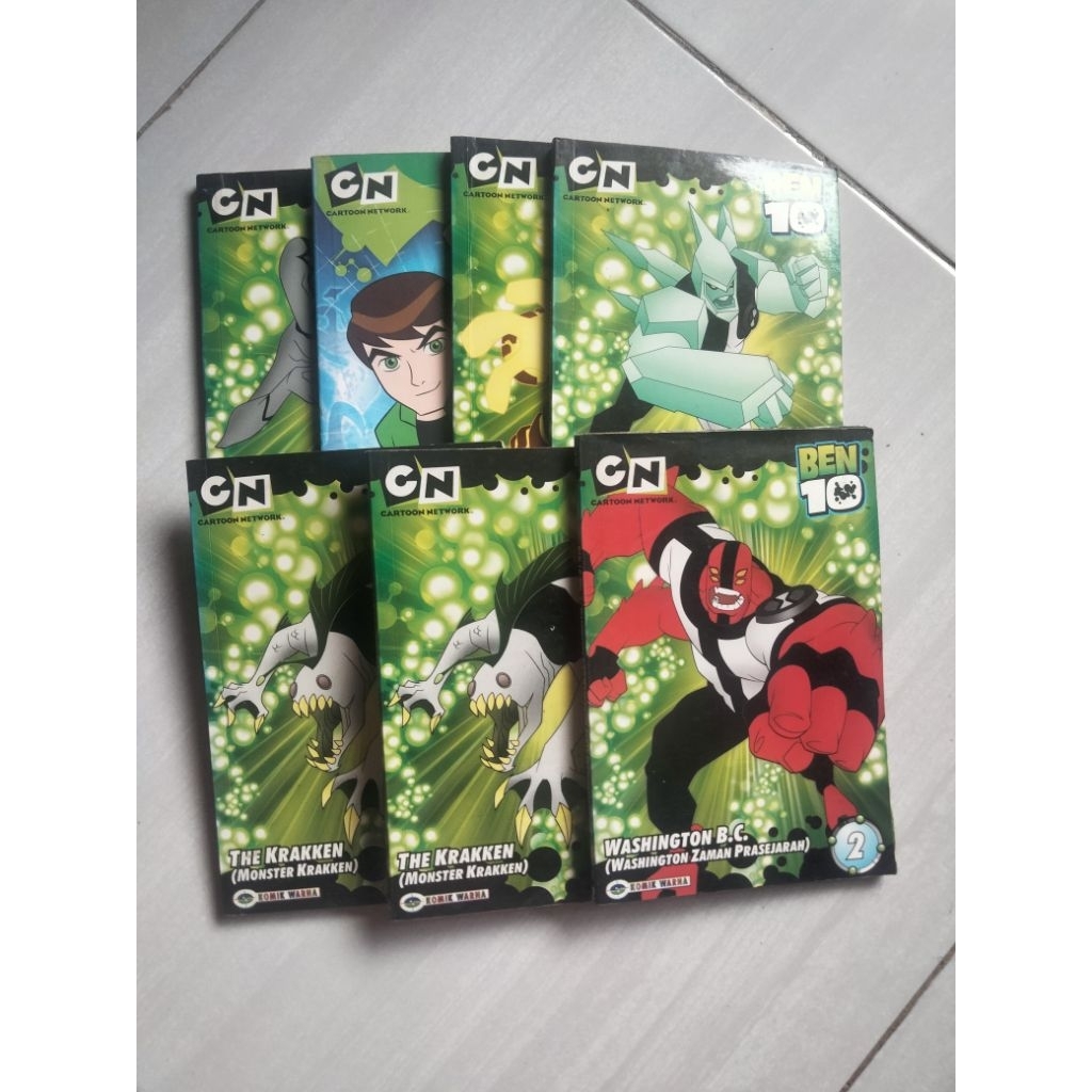 KOMIK BEN 10 CN CARTOON NETWORK VOLUME 2,3,5,6,9,12