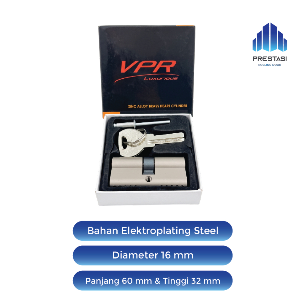 Cylinder Silinder Kunci VPR STAR CLASSIC Pintu Folding Gate Harmonika