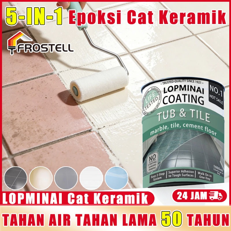 Cat keramik lantai Cat kramik kamar mandi Tahan air Anti selip Bebas formaldehida Cat keramik Cat ke