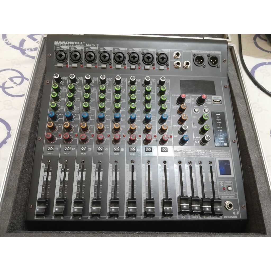 Mixer Audio, Mixer Bekas, Mixer 8 chanel, Mixer Hardwell Mark 8 (Second)