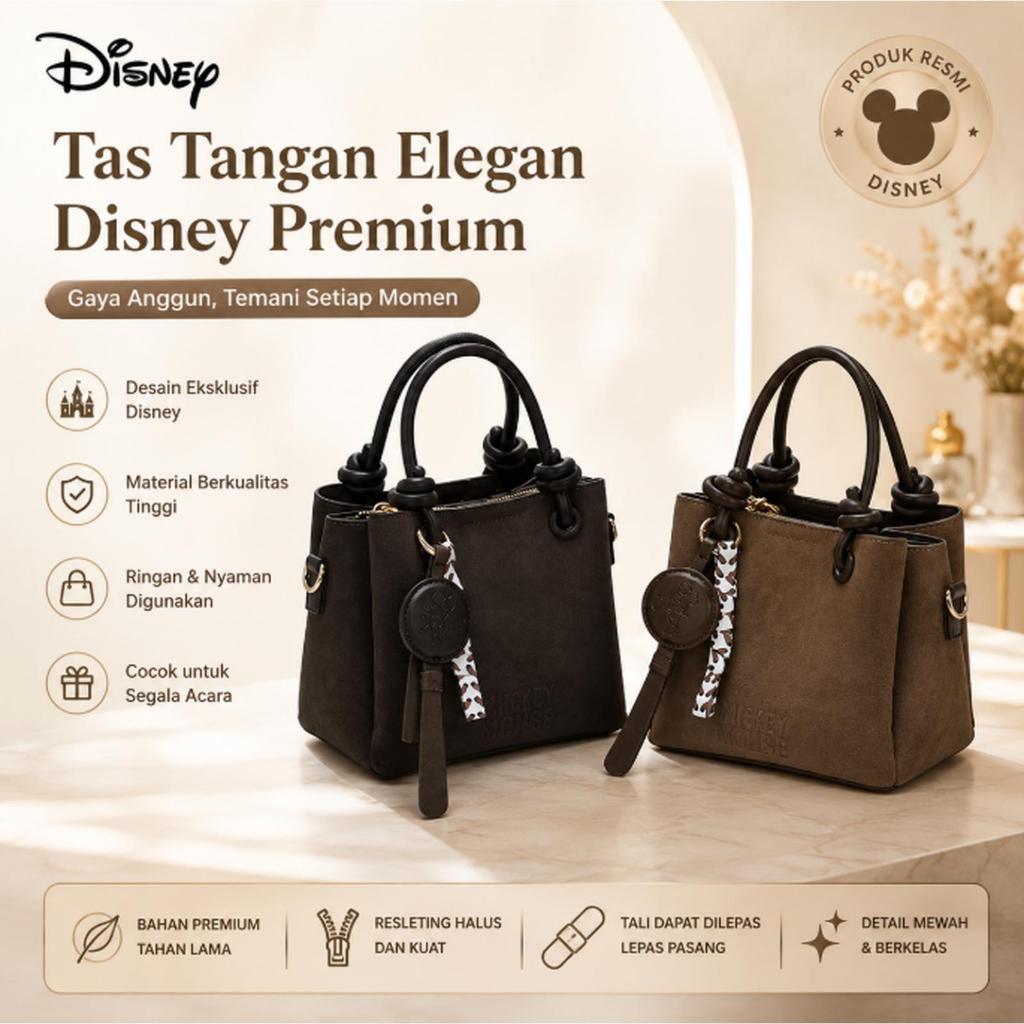 Tas Wanita Import Original Disney Mickey Mouse - HK Fashion X Disney Tas Tangan Wanita Model Mini de
