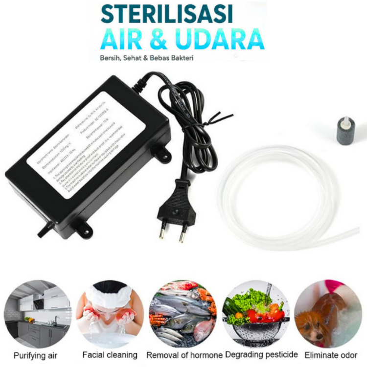 COD Mesin Ozon Pembersih Udara Ozone Generator Water Air Purifier Sterilizer 1000mg VOSOCO AZ-1G-G