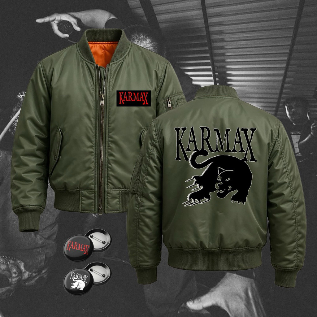 Pree order bomber jacket karmax hardcore (Official/license)
