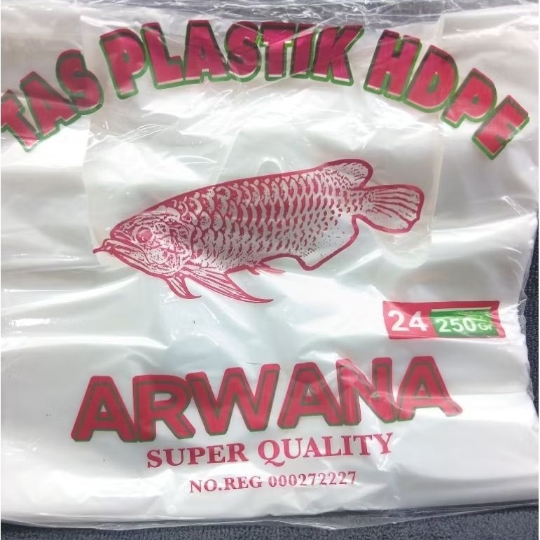 KANTONG PLASTIK BENING ARWANA UK 24 PANJANG ( 1 BKS )