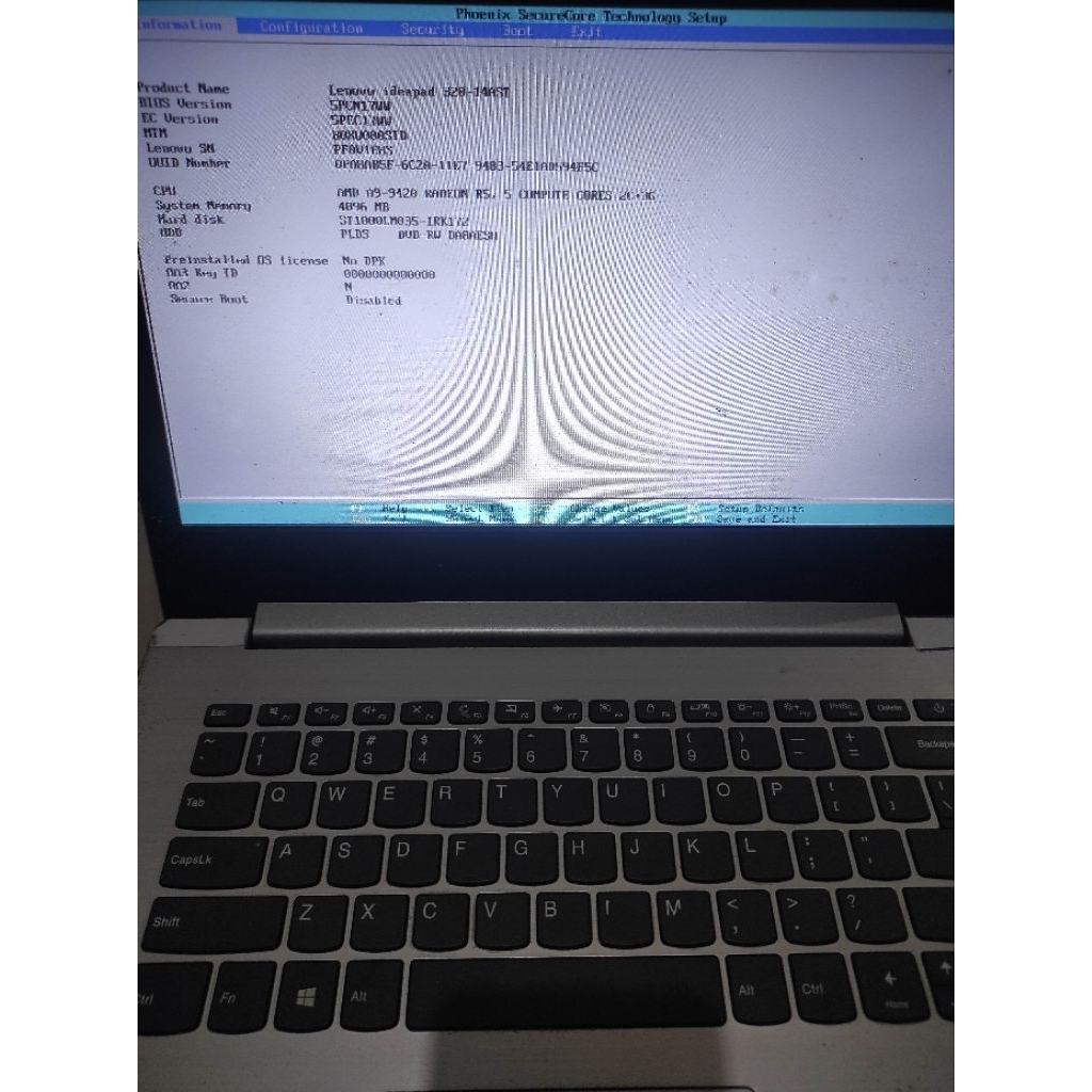 Mainboard Lenovo 330 AMD A9