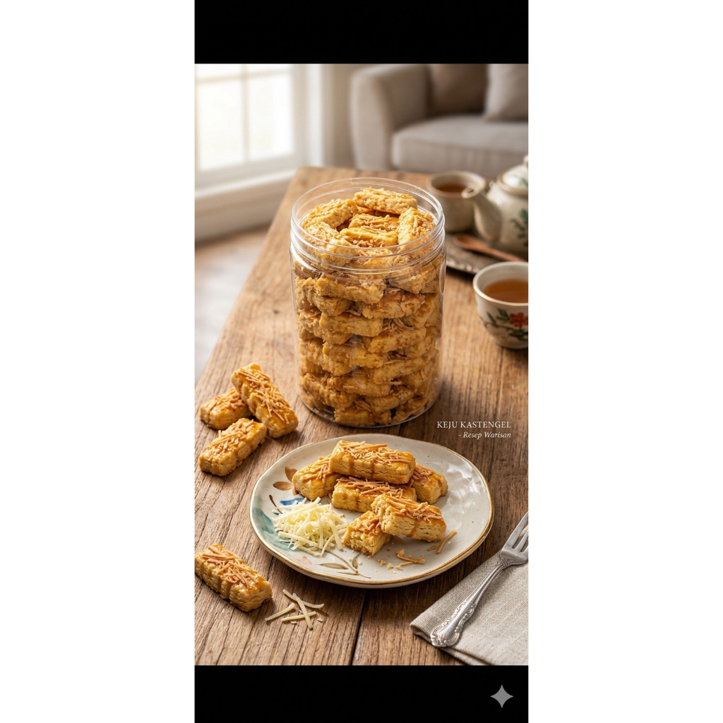 kue kering kastengel premium keju edam 500gr / kastengel keju chedar