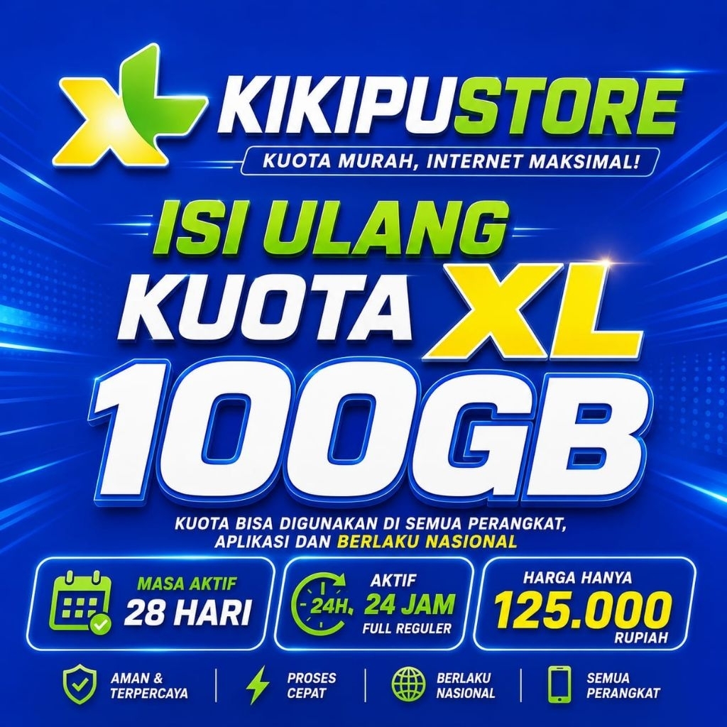 KUOTA XL 100GB 28 HARI | PAKET DATA XL | PROSES CEPAT