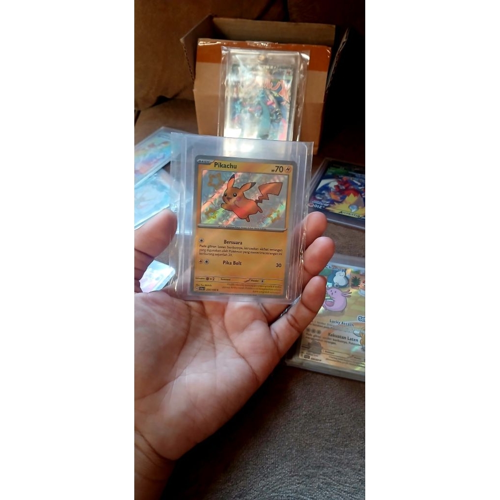 Shiny Pikachu Tcg Harta Berkilau
