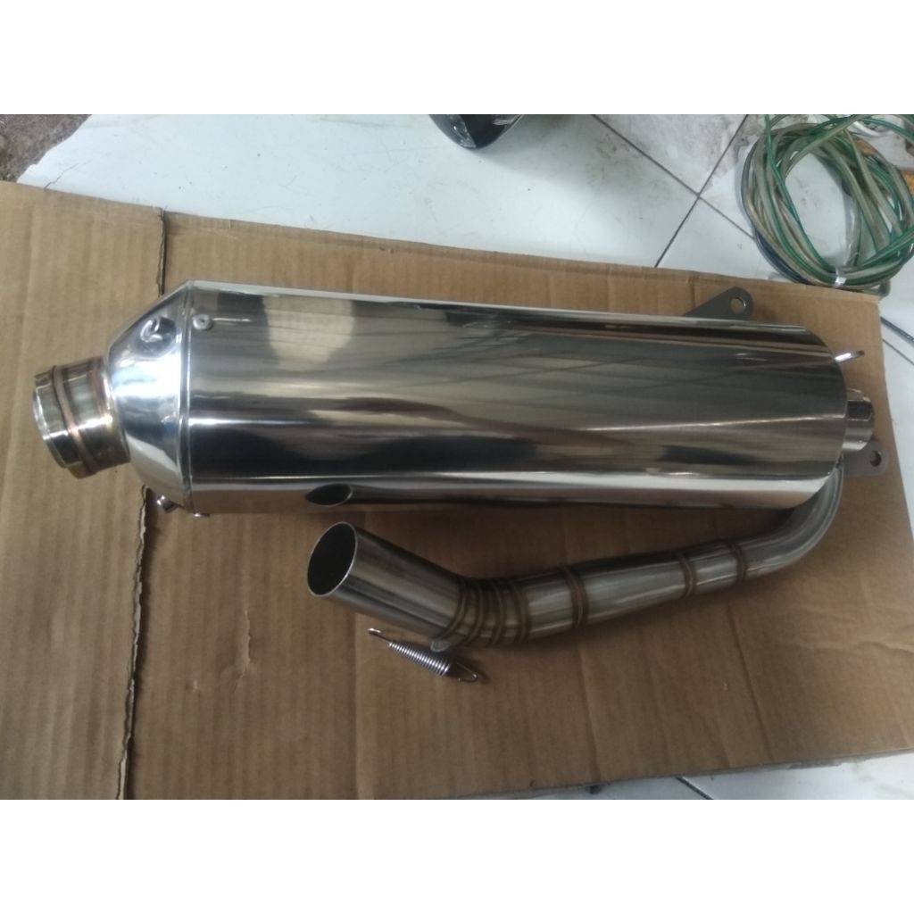 knalpot standar racing model breket samping inlet 38 mio sporty mio m3