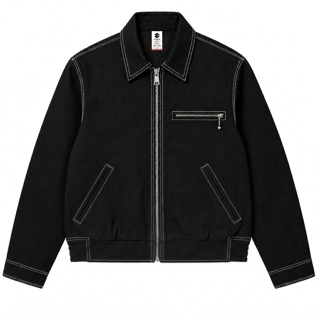 Work Jaket Boxy - Jaket Boxy Kerja Polos