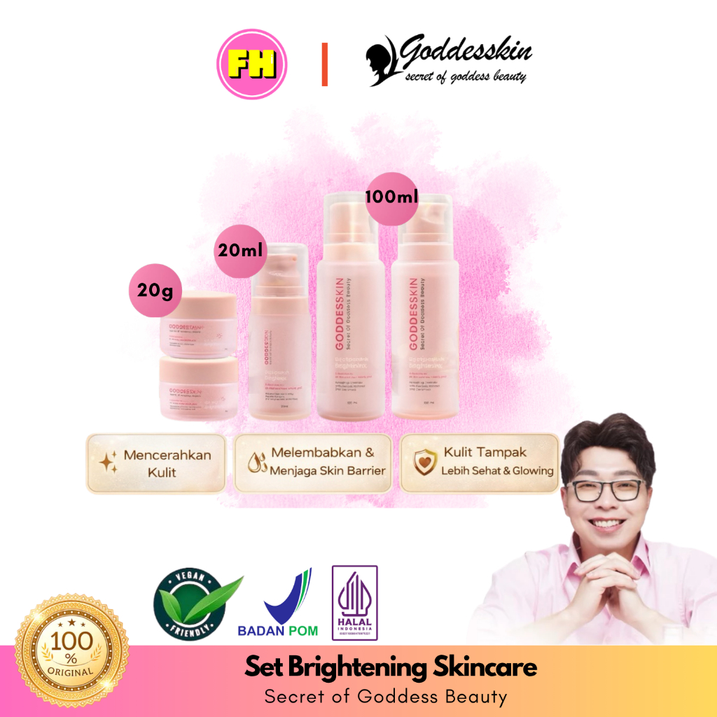 Goddesskin - Set Brightening Skincare Klinik Athena dr. Richard Lee FH Beauty