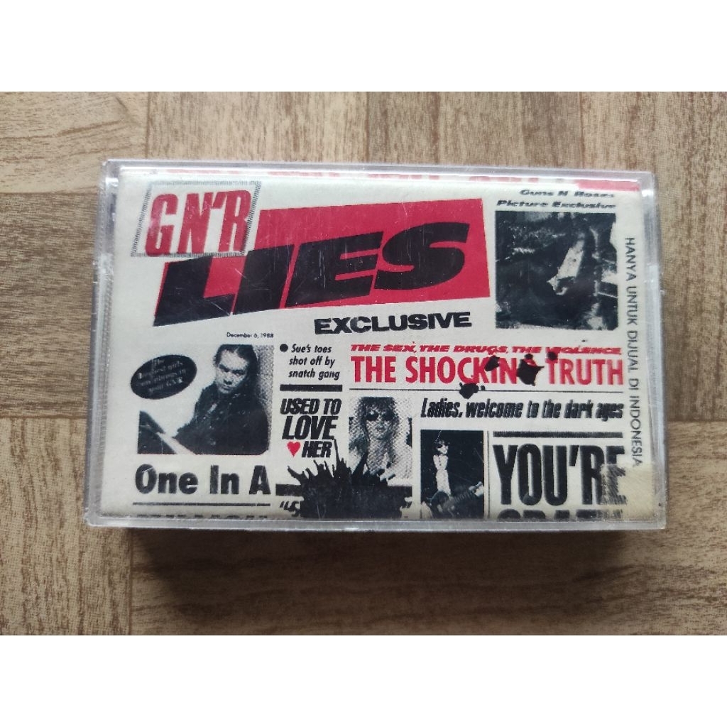 kaset pita GUNS N ROSES "lies"