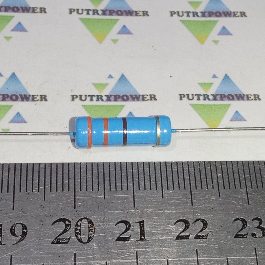 BIRU 330R 3W 5% resistor 330 r 3 watt 330 ohm 3 w 3watt 5 persen 330r 3w