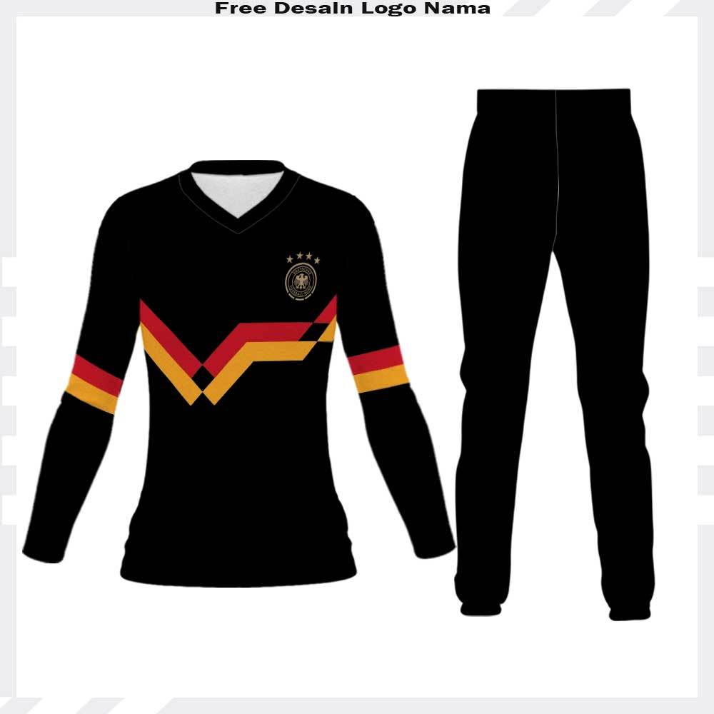 SETELAN JERSEY FANTASY JERMAN LENGAN PANJANG PESTA BOLA FULLPRINTING PREMIUM