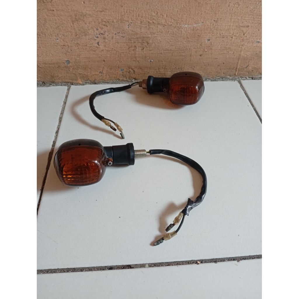 Lampu Sen sein riting kanan kiri Ninja Rr old Original copotan