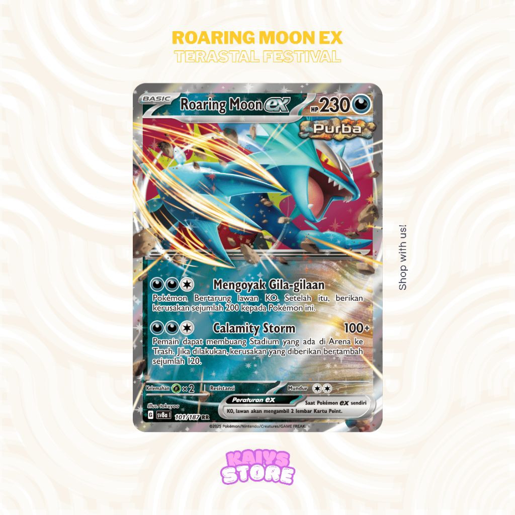 TCG Pokemon - Roaring Moon Ex RR