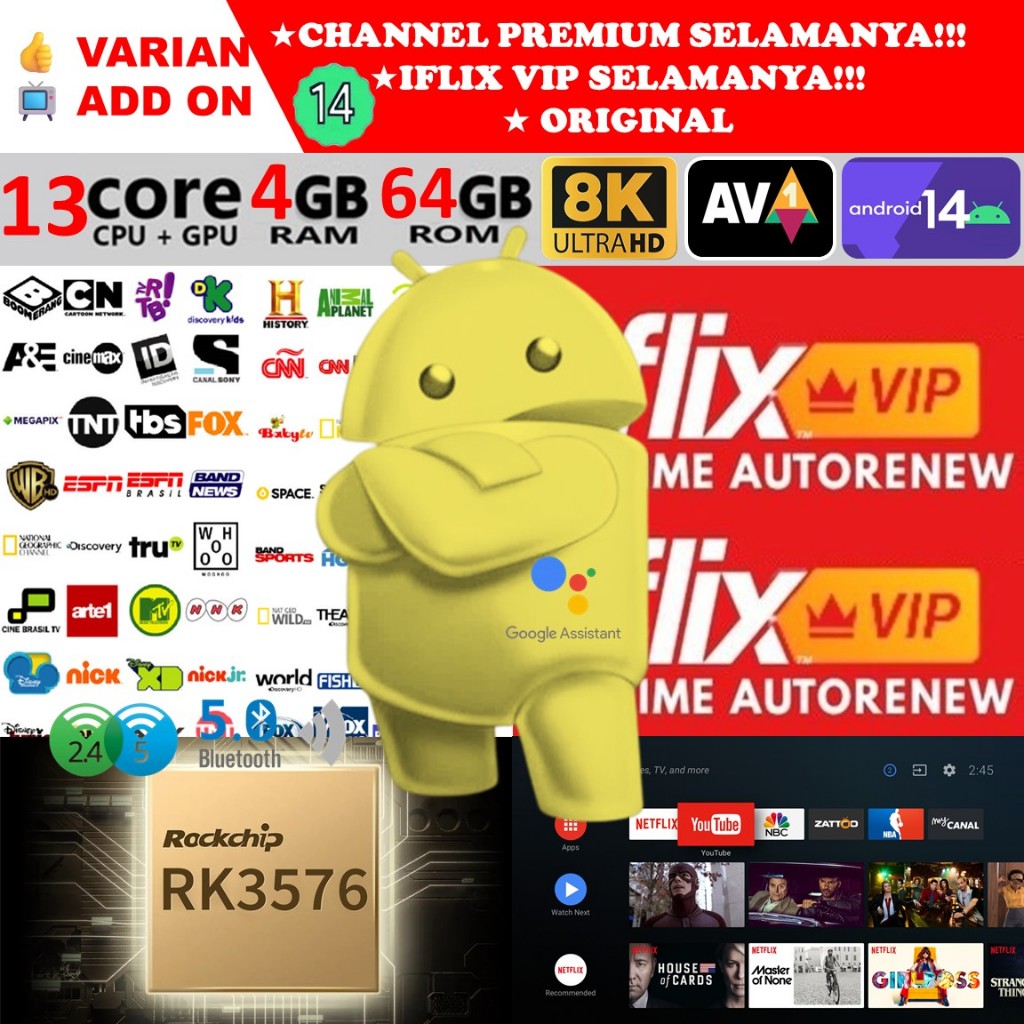 STB Android 14 Smart TV Box Android EVPAD 10P 6S 6P 5S SVICLOUD TANIX MXQ Q3 X3 X9 X96 K9 H96 MAX X9
