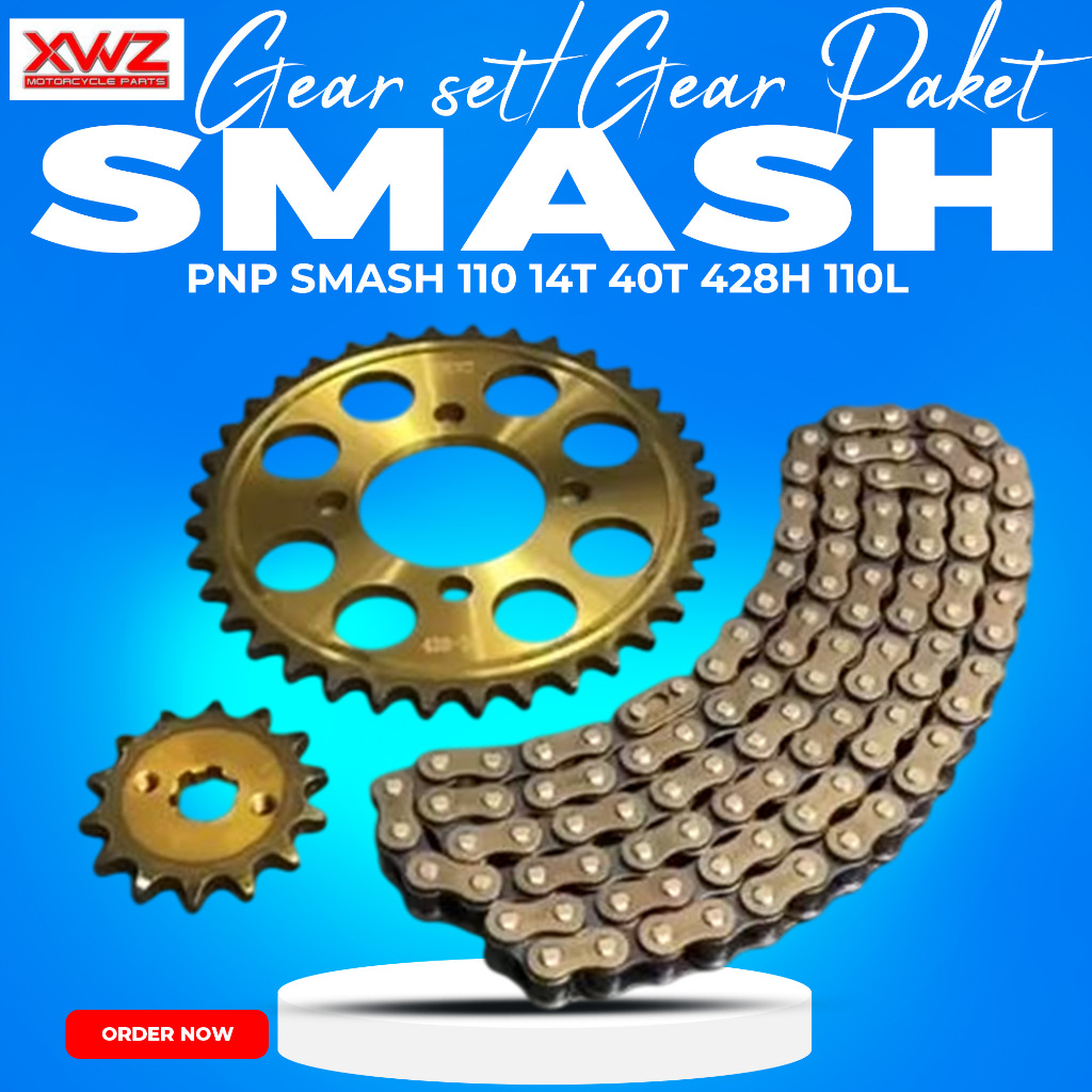GEAR GIR SET GIR PAKETXWZ SMASH 14T 40T 428H 110L