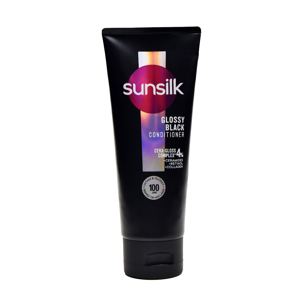 KONDISIONER SUNSILK CONDITIONER GLOSSY BLACK 160 ML
