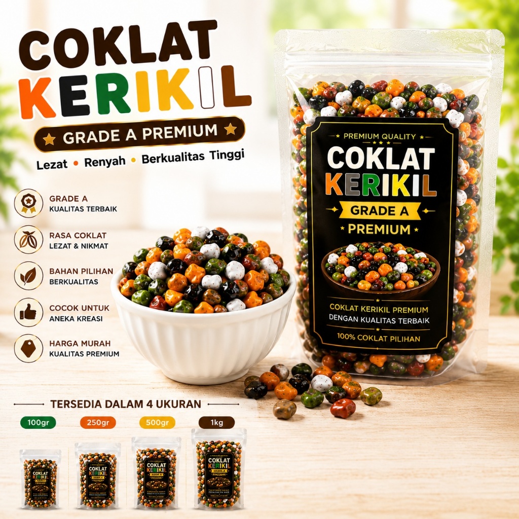COKLAT KERIKIL 100GR ORIGINAL MADE IN TURKEY COKELAT ARAB COKELAT KRIKIL COKLAT KERIKIL ORIGINAL 100