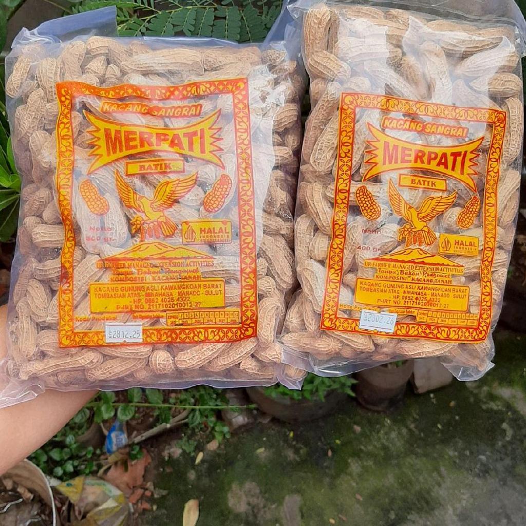 Kacang Sangrai Merpati Batik Manado Kacang Kulit Manado Minahasa Kacang