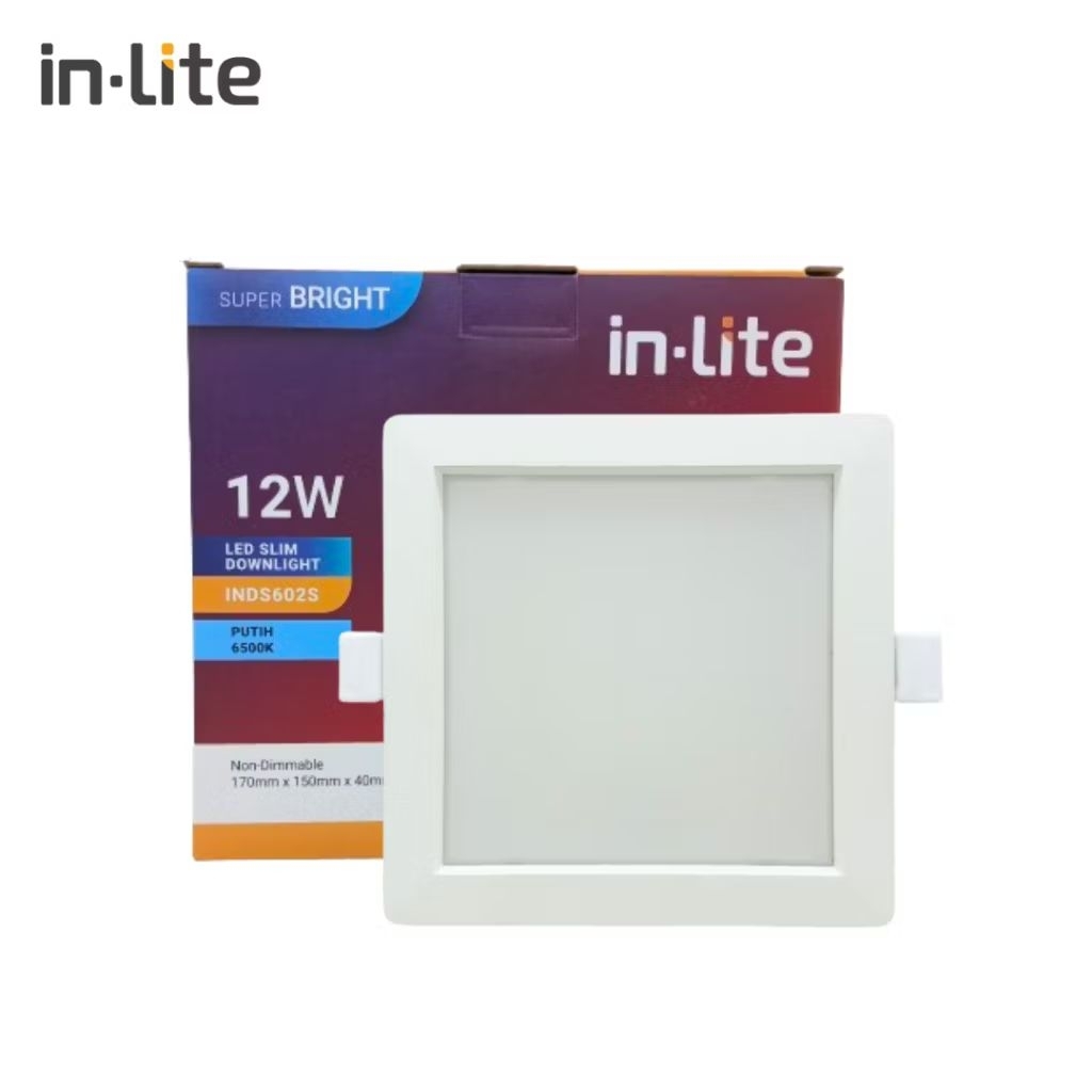 Lampu LED Plafon In-Lite Slim Downlight 12 watt