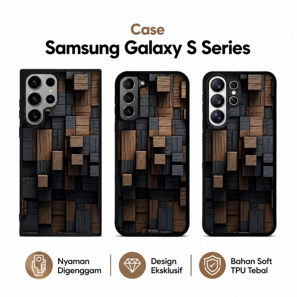 ‎Case Pelindung HP untuk Samsung Galaxy S26 S25 S24 S23 S22 S21 S20 S10 Plus FE Ultra Edge Abstrak W