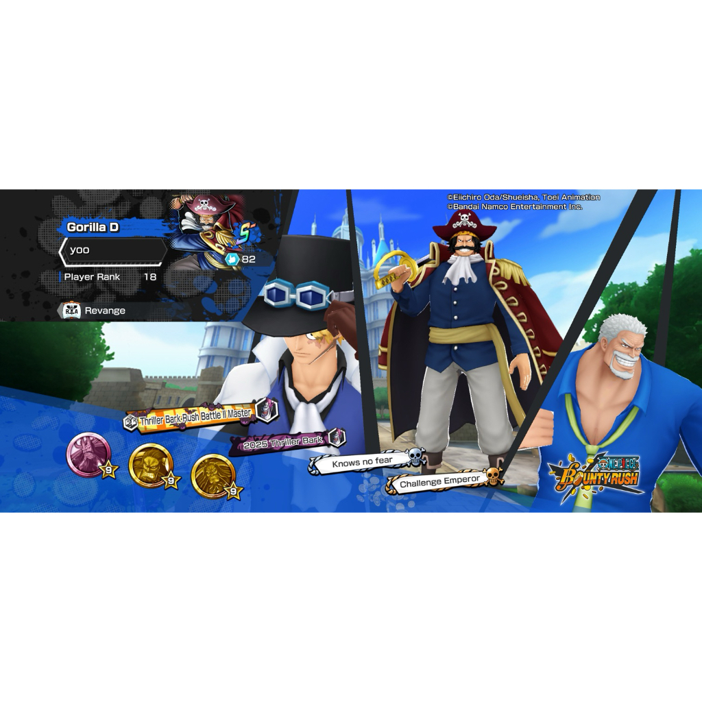 Akun One Piece Bounty Rush 3 Ex (ios/android)