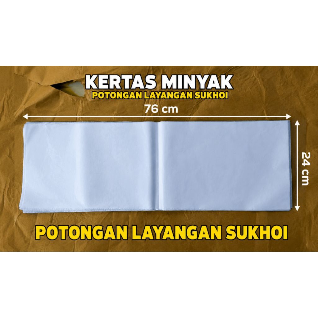 Kertas Layangan Sukhoi isi -+500 lembar perkiraan jadi 500 layangan polos
