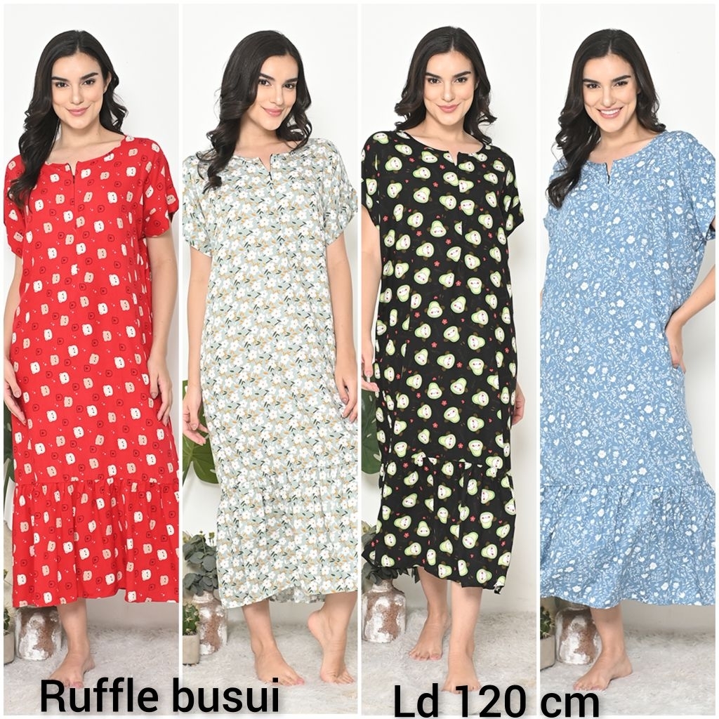 DASTER RAYON RUFFLE,REMPEL BUSUI SEMATA KAKI ,PAJAMAS DREAM