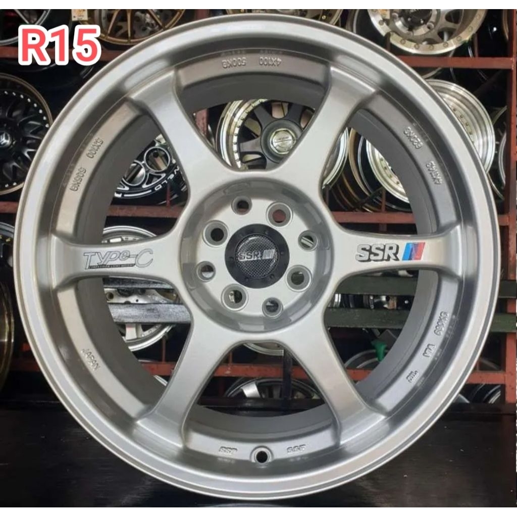 Velg SSR Type C R17 Silver 4x100 / 114