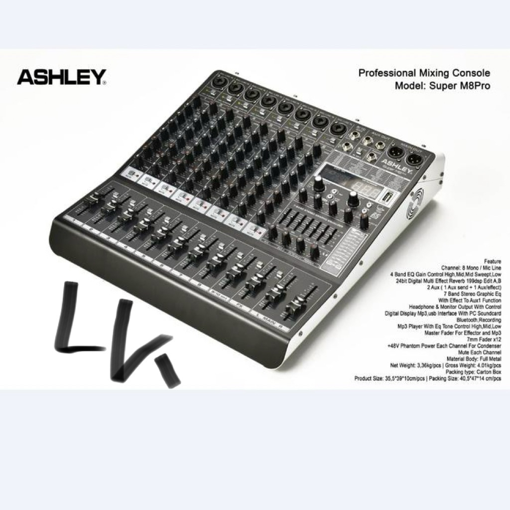 Mixer Ashley SuperM8 Pro Ashley