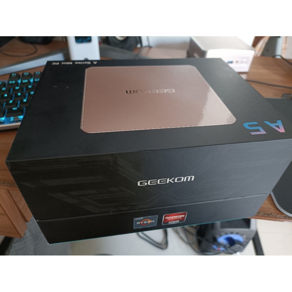 Mini CPU Geekom A5 versi Ryzen 7 5800H 32GB DDR4 Tanpa SSD/HDD SEKEN LANJAY
