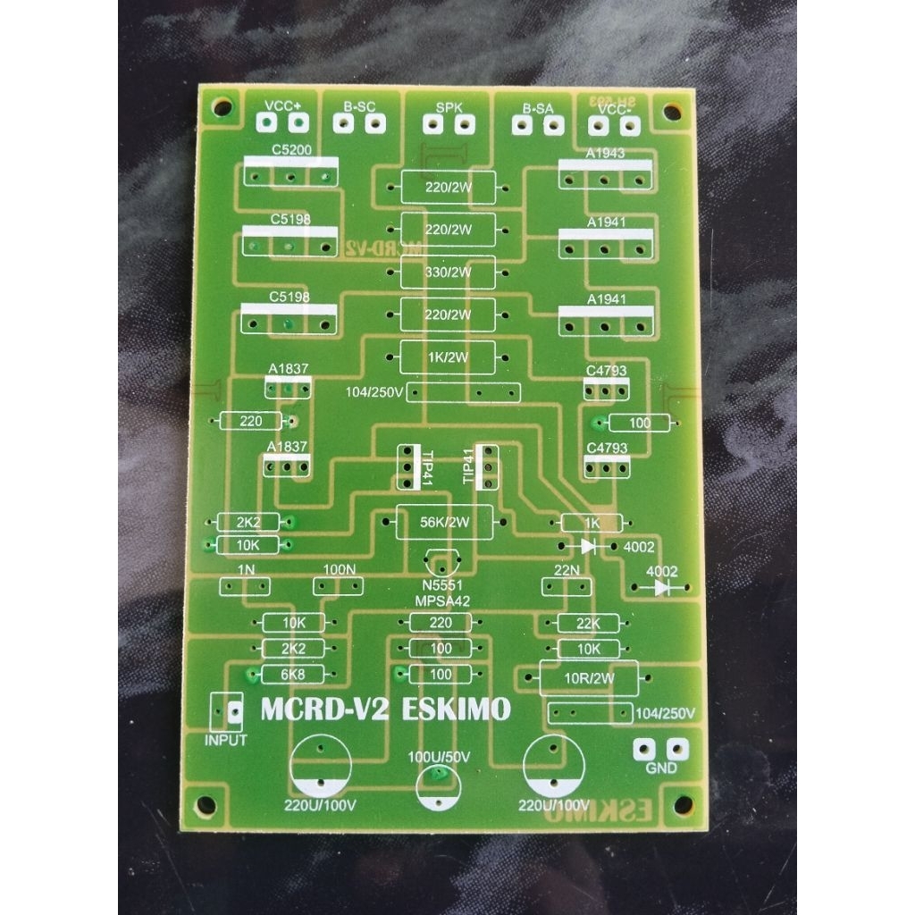 PCB MCRD V2 ESKIMO Low Sub SH 593.