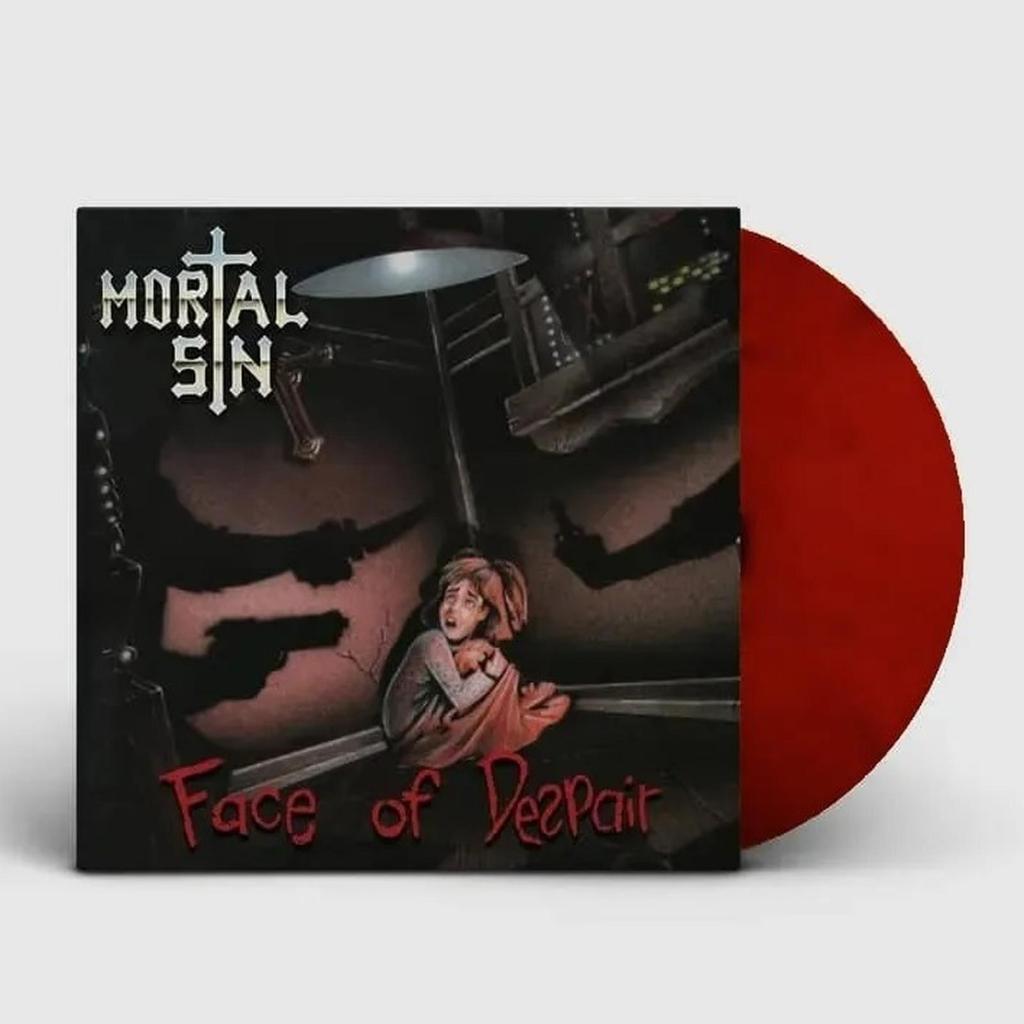 VINYL - MORTAL SIN - FACE OF DESPAIR (RED VINYL)