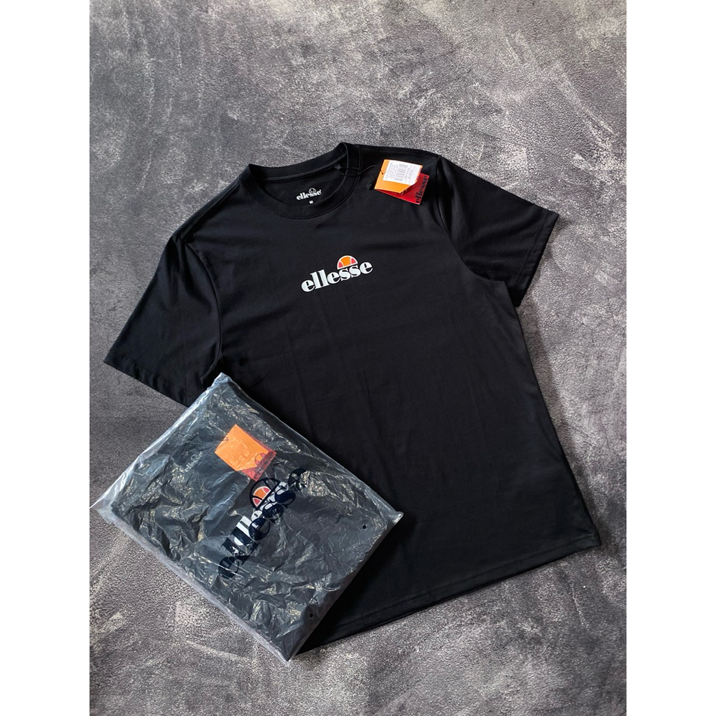 Ts ellesse classic logo black original 100%