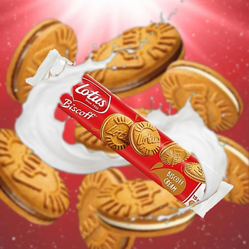 Lotus Biscoff 110 Gram. Vanilla , Biscoff Cream and Milk Chocolate
