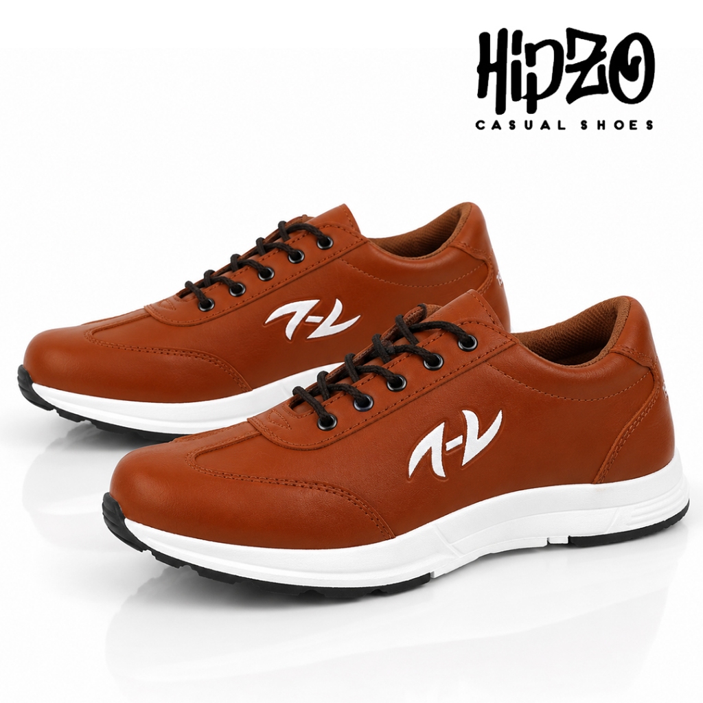 Sepatu Pria Casual Hipzo M037 Original 100% Pria Kerja Sekolah Original Kantor