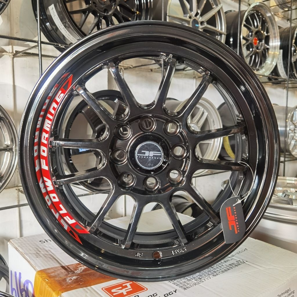 Velg Jf Buzz Venom Ring 15 Lubang 4 Black Glossy