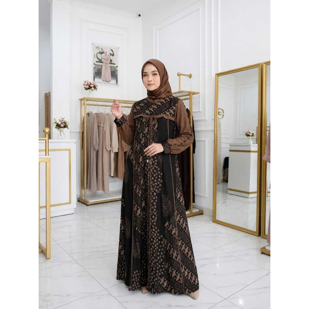 QORY’S BATIK DRESS PREMIUM Elegan, Adem, Nyaman, Mewah