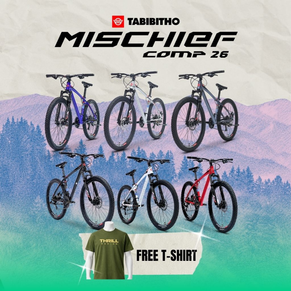 SEPEDA GUNUNG 26 MTB TABIBITHO MISCHIEF COMP - FRAME ALLOY