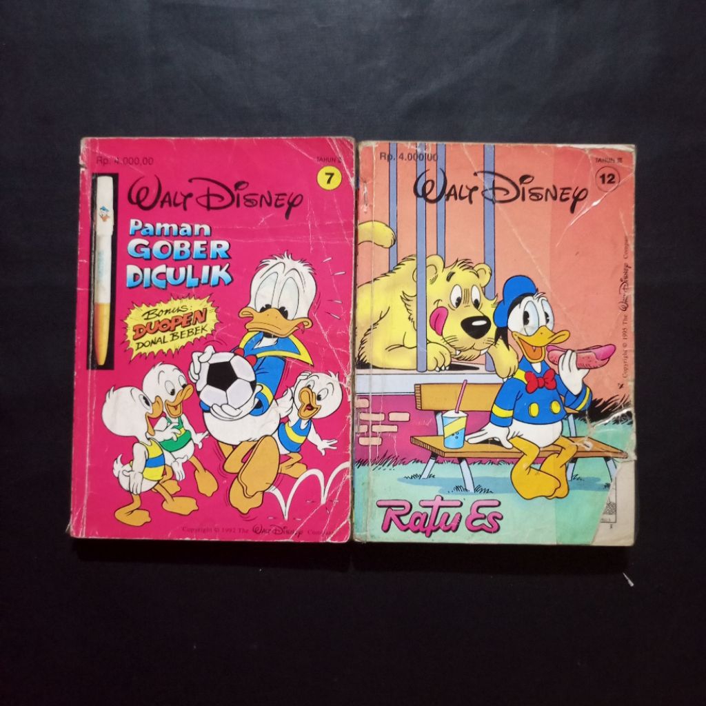 Komik Walt Disney Gramedia Majalah / Paman Gober Diculik No.7 Tahun II Bonus Dua Cerita Donal Bebek 
