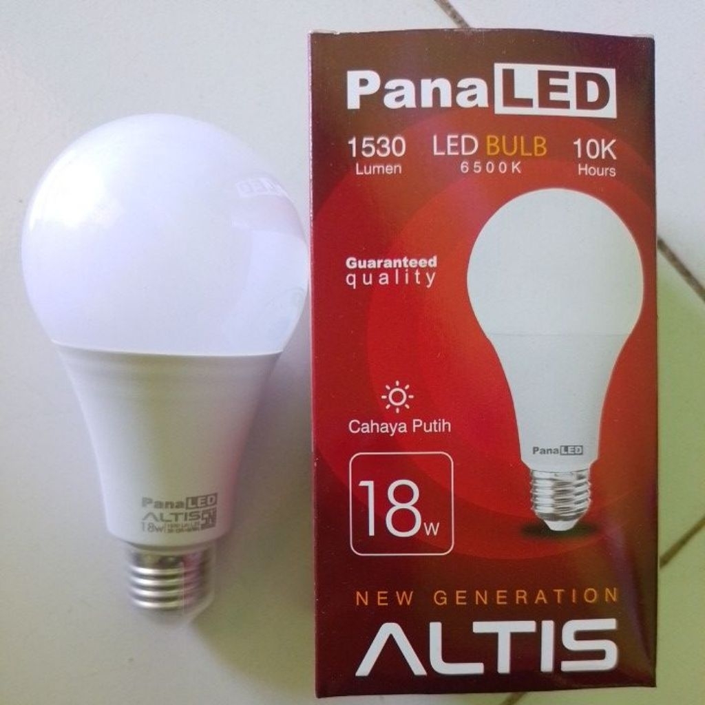 LAMPU PANALED ALTIS 18W LED BULB