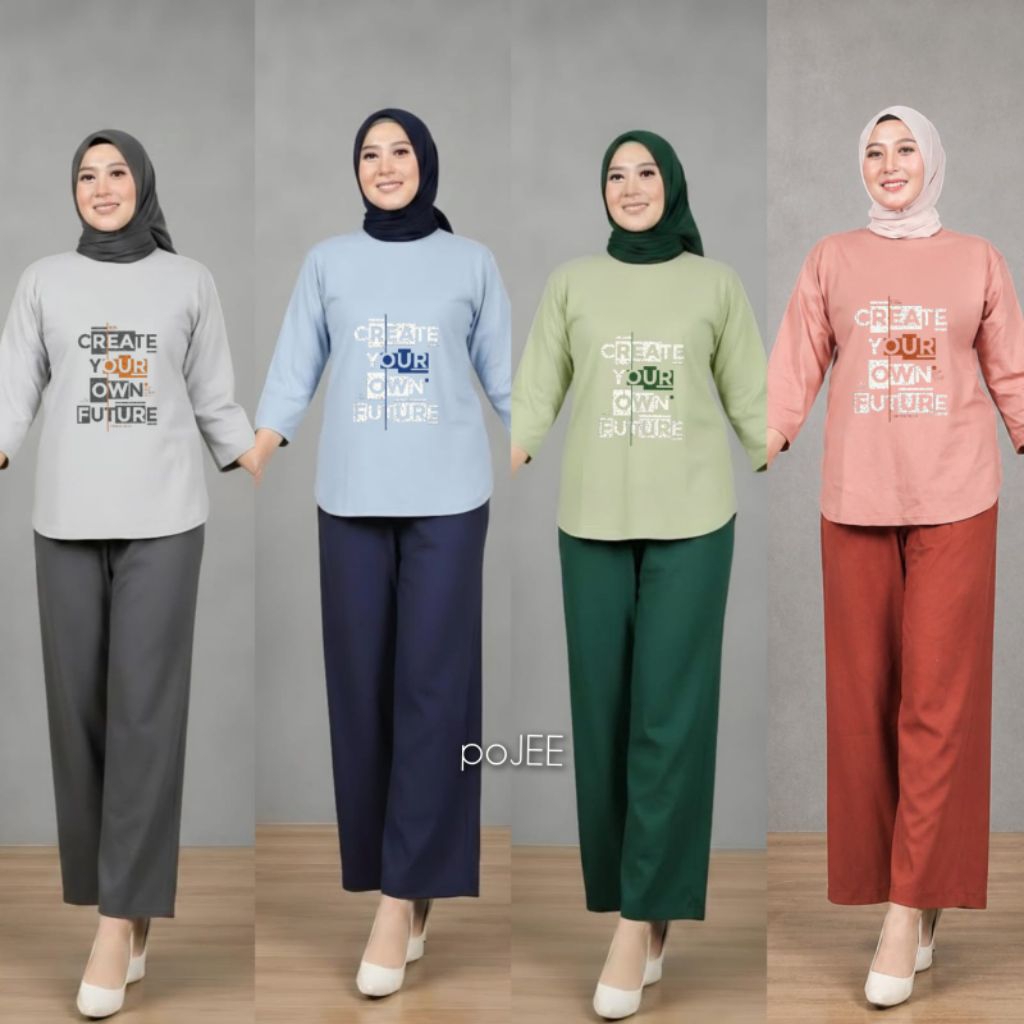 ONESET POJEE/ONESET KAOS COMBAD/SETELAN KAOS KOMBINASI/SETELAN KAOS CARGO/SET KAOS SABLON PLASTISOL